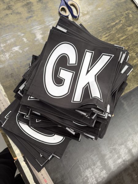 Black Netball bibs